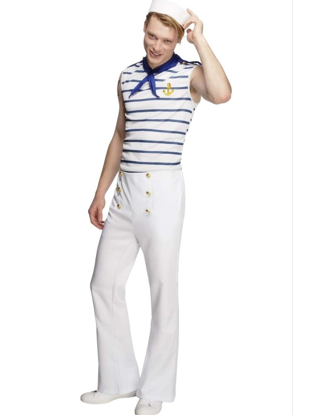 Smiffys Men Smiffys Fever Male French Sailor Costume

Large